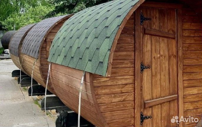 Баня бочка 2 метра из ели