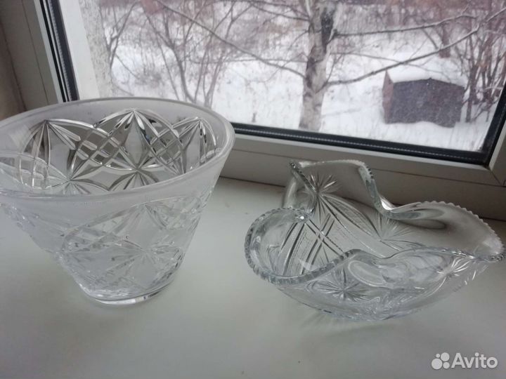 Посуда: вазы, салатник, горшочек, заварник