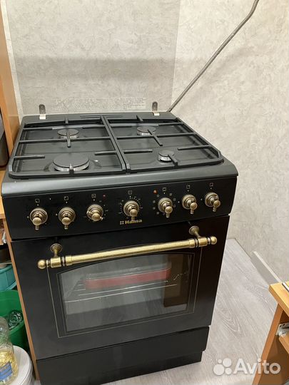 Газовая плита с электрической духовкой