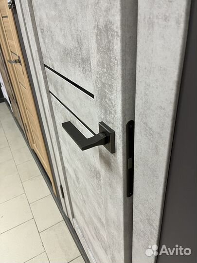 Межкомнатные двери, цвет бетон, Loft Лофт