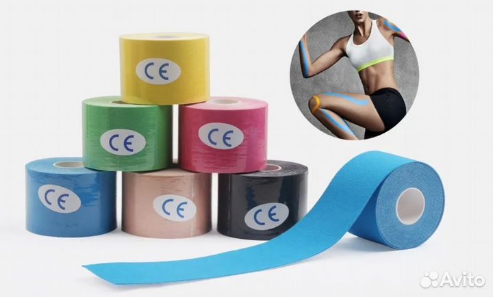 Кинезиотейп Кинезио тейп бинт для лица и тела