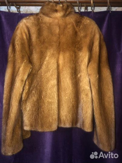 Норковый полушубок 44-46 р