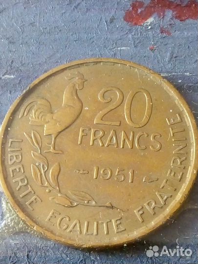 Монеты 1951год Италия Венгрия Франция Испания