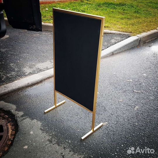 Меловая доска стритлайн метал золото
