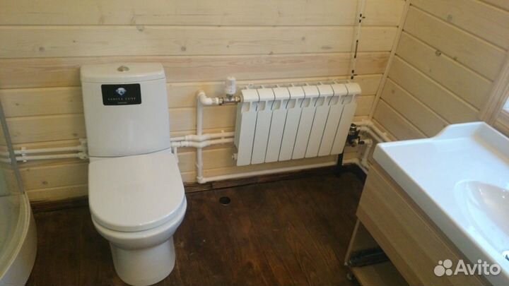 Монтаж отопления(замена) водопровод -канализация