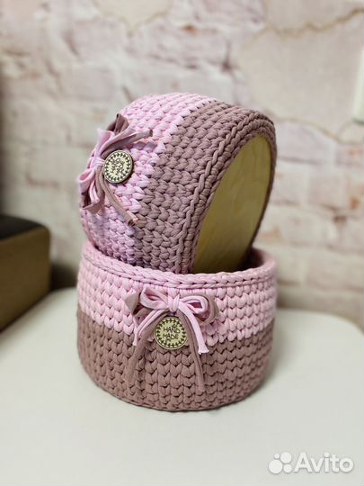 Корзина для хранения интерьерная