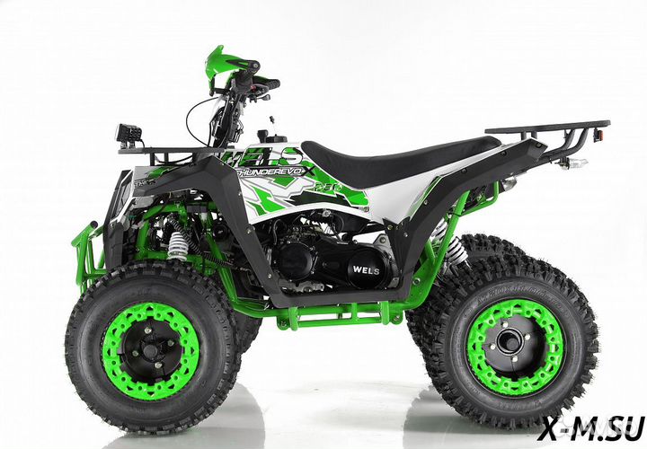 Квадроцикл wels EVO X2 200cc зелено-белый