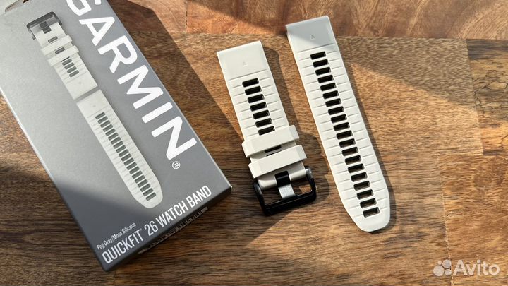 Оригинальный Garmin Quickfit 26mm Fog gray / Moss