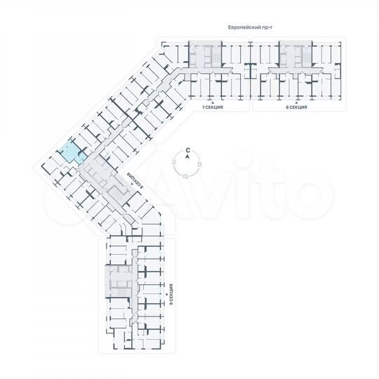 Квартира-студия, 27,5 м², 7/22 эт.