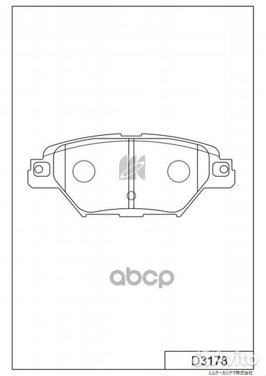 D3178 колодки дисковые передние Mazda CX-7 MZR