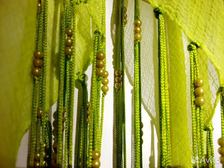 Платок косынка турецкая с бусинами