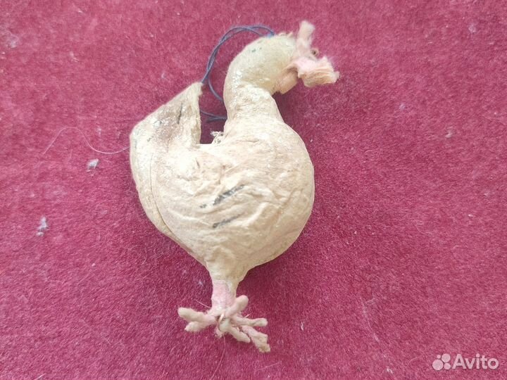 Ватная елочная игрушка СССР