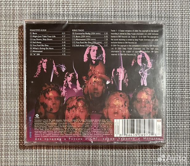Deep Purple - Burn 30th Anniversary Edition CD Rus