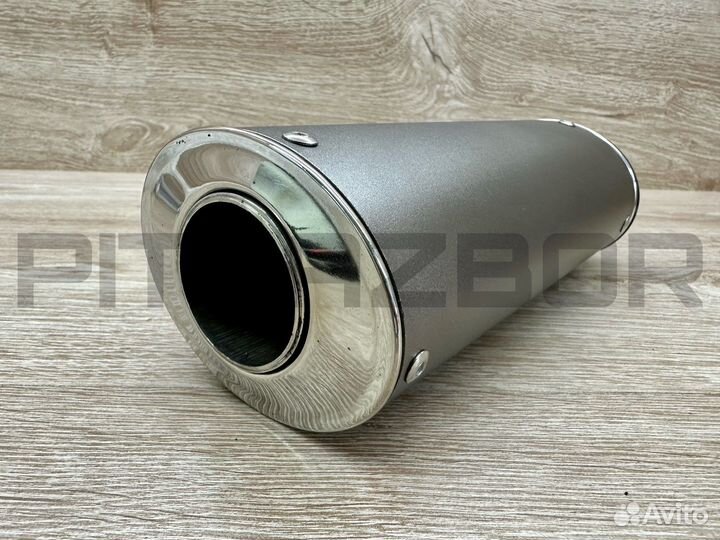 Выхлопная банка (глушитель) тихий 38 мм, питбайк