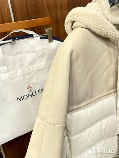 Куртка женская Moncler полностю натурал овчина