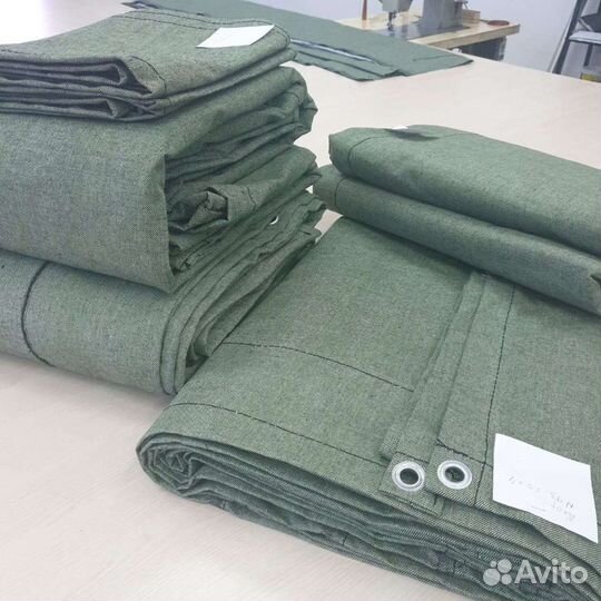 Шторы гаражные, мягкие окна, пологи, материал метр