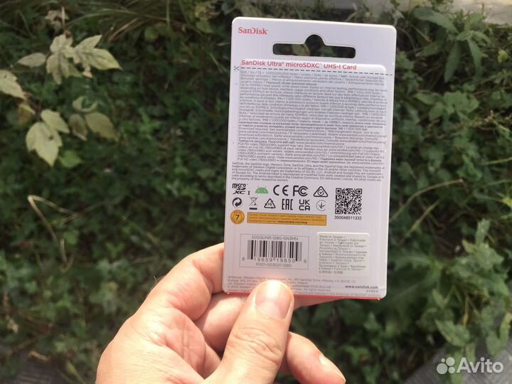 Карта памяти Micro sd 128