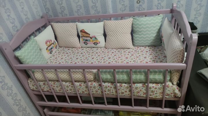 Бортики в кроватку