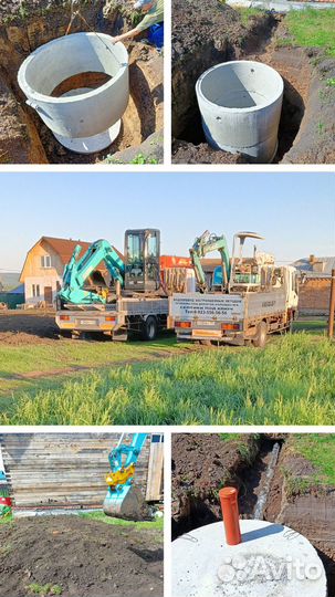 Услуги мини-экскаваторов