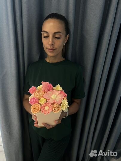 Шололадные букеты, шоколад ручной работы