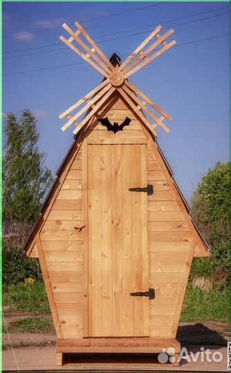 Дачный туалет с установкой KEY675