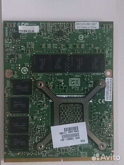 Видеокарта NVidia MXM Quadro K3100M 4Gb ноутбук
