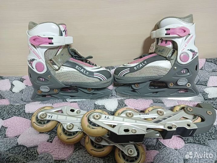 Роликовые коньки раздвижные