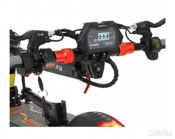 Электросамокат взрослый до 120 кг с сиденьем kugoo