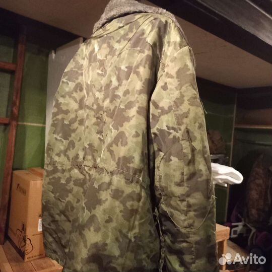 Бушлат в камуфляже орех