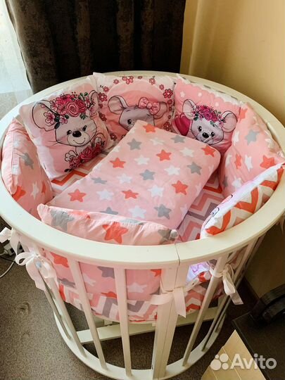 Детская кроватка трансформер 8 в 1