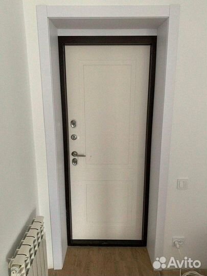 Дверь входная с зеркалом