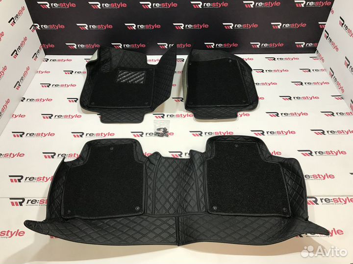 Ковры салона 3D Lexus ES350 09-12г Левый руль