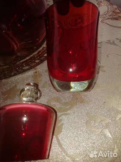 Графин красный СССР. Рубиновое стекло