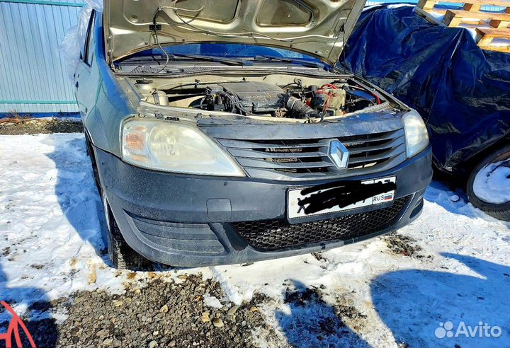 Бампер передний Renault Logan рест. 2010г