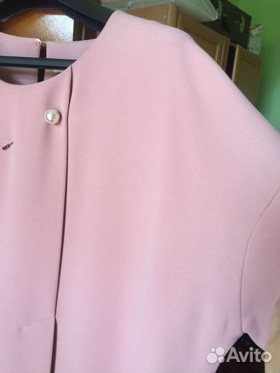 Платье элегантное розовое