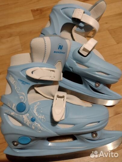 Коньки раздвижные 34-37