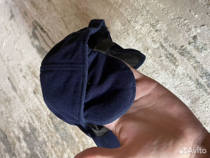 Бейсболка кепка Reebok с ушками утепленная