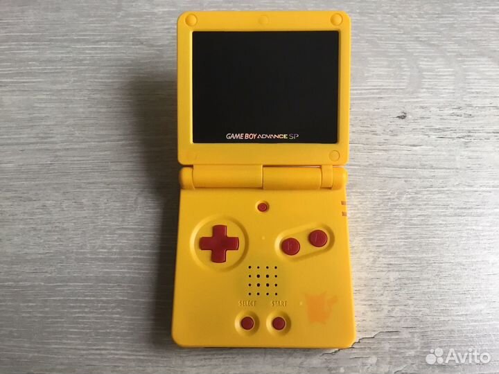 Nintendo Gameboy Advance SP с IPS type - c Pokemon