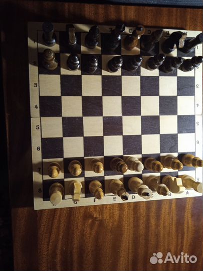Шахматы деревянные
