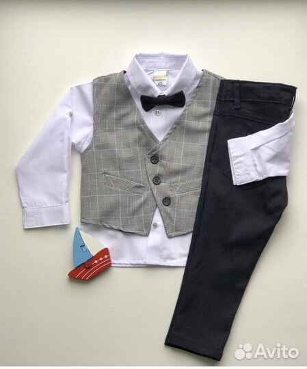 Костюм утренник брюки рубашка на мальчика