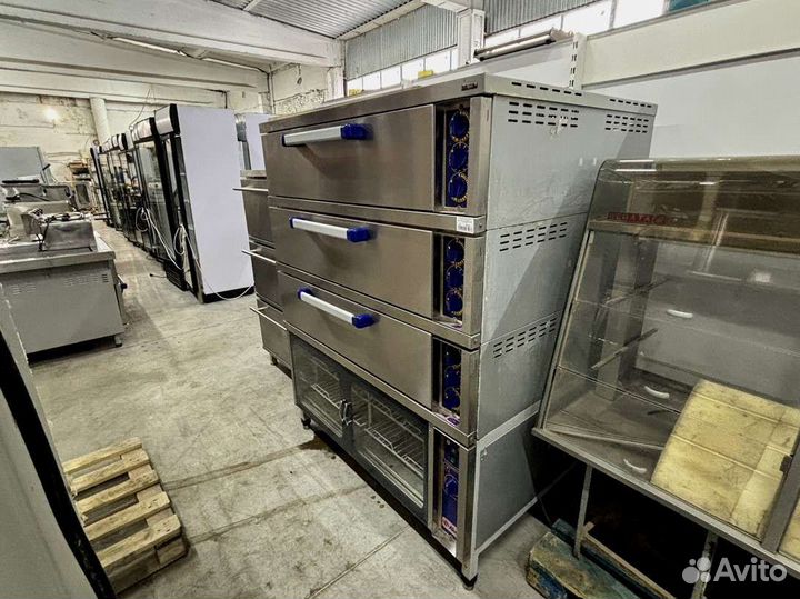 Шкаф пекарский Abat эш-3К с Шкаф расстоечный Abat шрт 4-эш