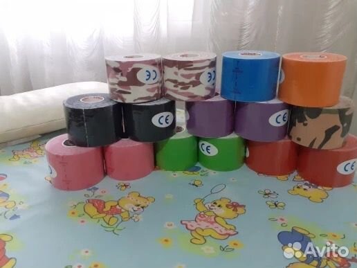 Кинезиотейп Кинезио тейп бинт для лица и тела