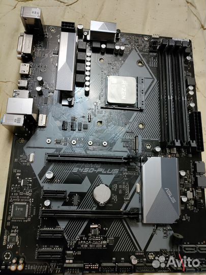 Процессор ryzen 2600x мат плата