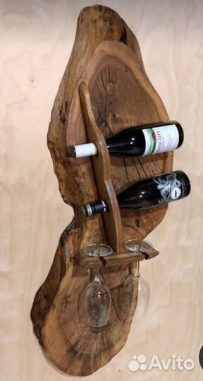Интерьерная подставка для бутылок