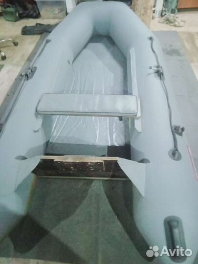 Надувная лодка hunterboat хантер 290 л серый