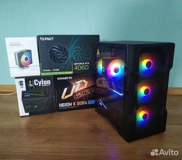 Игровой пк Intel Core i5 12400F RTX 4060 Новый