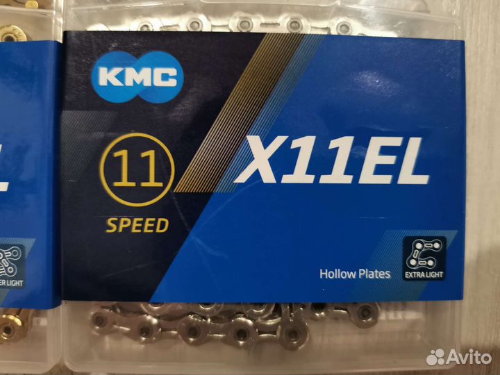 Цепь KMC X11 X11EL X11SL X11Ept Gold Silver