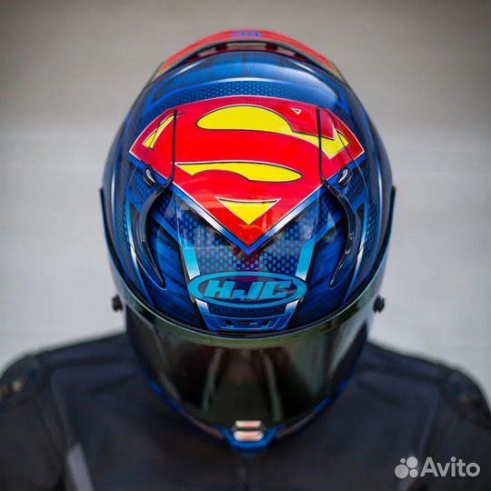 Шлем HJC rpha 11 DC comics superman MC21 L