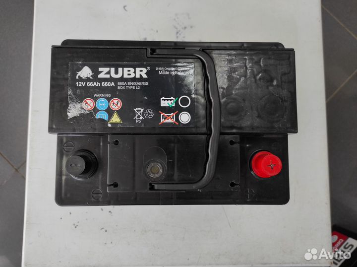 Аккумулятор 66Ач 660А Zubr (Exide) Vag original