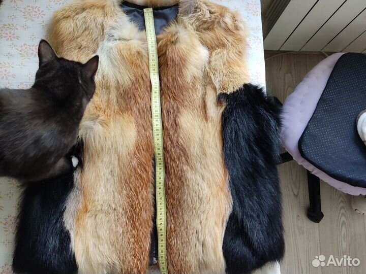 Жилетка меховая женская 46